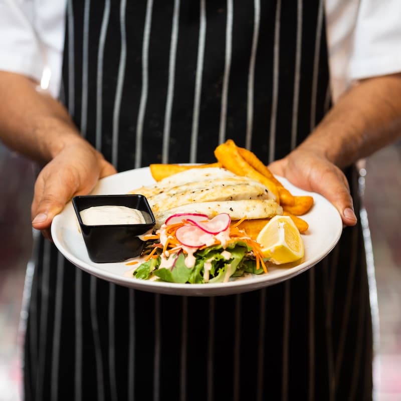 Photo of a beautifullly arranged dish